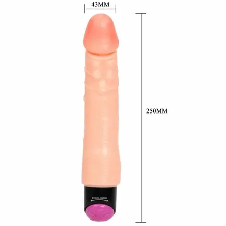 Baile Fleksibilni Multi-Speed Intimni Uređaj 25 cm PVC Crni