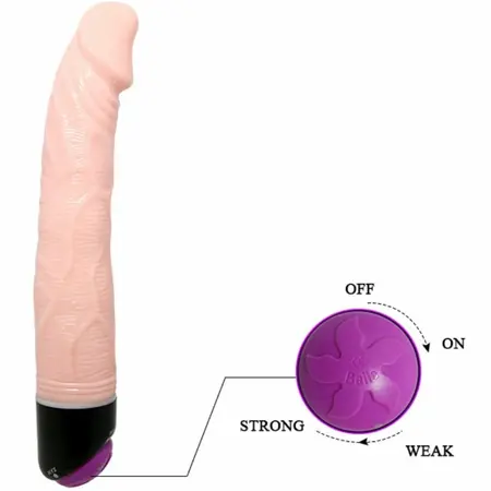 Baile Adour Club 23 cm Intimni Vibrirajući Sistem, Boja Kože, Multi-Speed