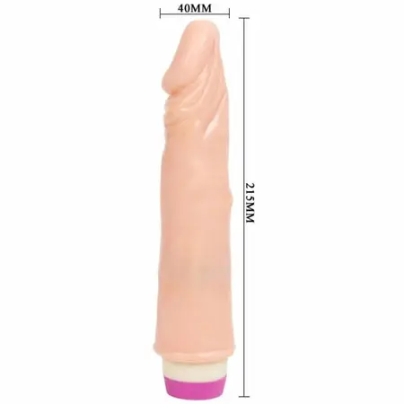 Baile Waves of Pleasure Intimate Device 21.5cm, Multispeed, Flesh Tone
