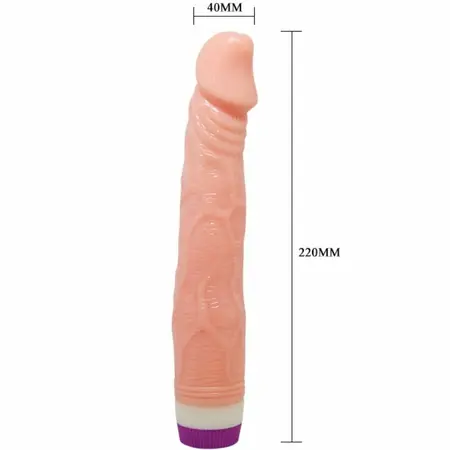 Baile Natural Series Vibrating Intimate Machine 22cm Flesh Multispeed