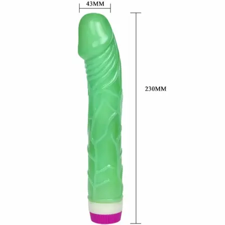 Baile Waves of Pleasure Intimate Vibration Device 23cm Green Multispeed