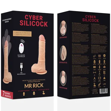 Cyber Silicock Mr Rick 20,9 cm Model sa Daljinskim Upravljanjem, Meka Silikonska Površina