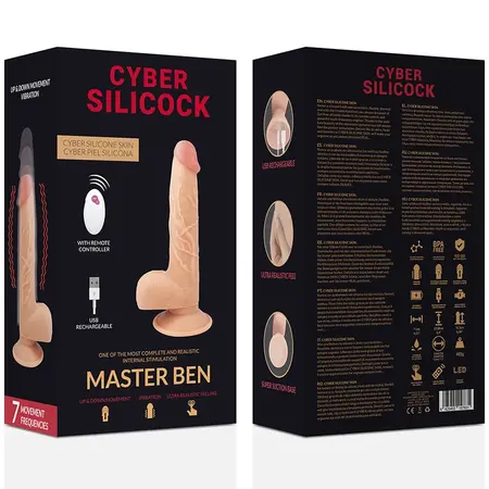 CYBER SILICONE Ben Intimni Uređaj sa Daljinskim Upravljanjem 23,9 cm USB Punjenje