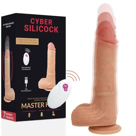 CYBER Master HUCK 20,9 cm Daljinski Upravljana Intimna Silikonska Mašina