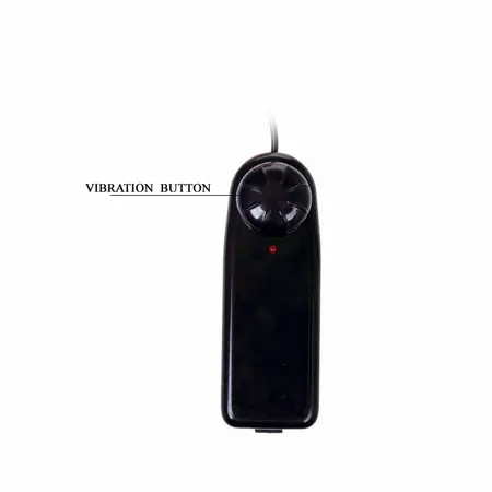 Baile Super Vibro Dong V Intimate Machine with Suction, 20.5 cm, Beige