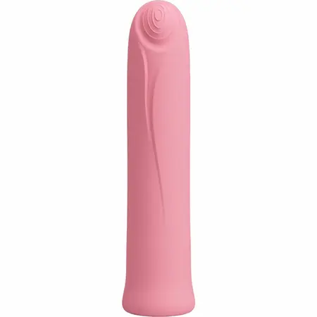 Pretty Love Curtis Mini Vibrating Device 12 Modes Pink Silicone USB