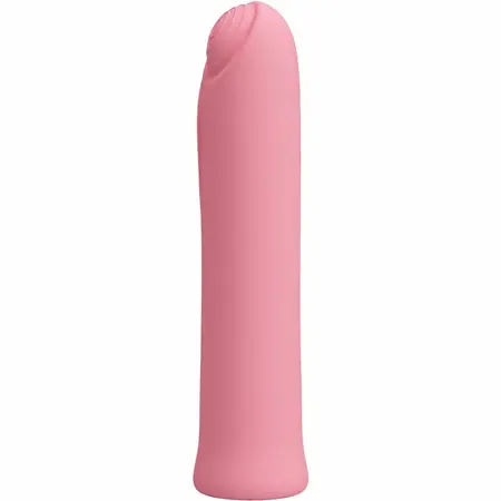 Pretty Love Curtis Mini Vibrating Device 12 Modes Pink Silicone USB