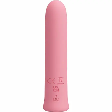 Pretty Love Curtis Mini Vibrating Device 12 Modes Pink Silicone USB