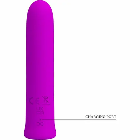 Pretty Love Curtis Mini Violet Intimni uređaj 12 režima Silikon USB