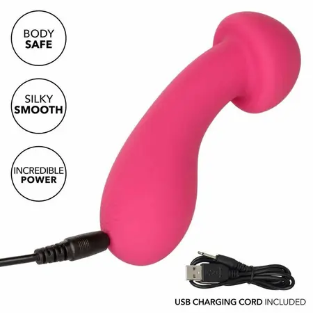 CalExotics Pixies Exciter Pink Fleksibilni dvostrani silikonski masažer