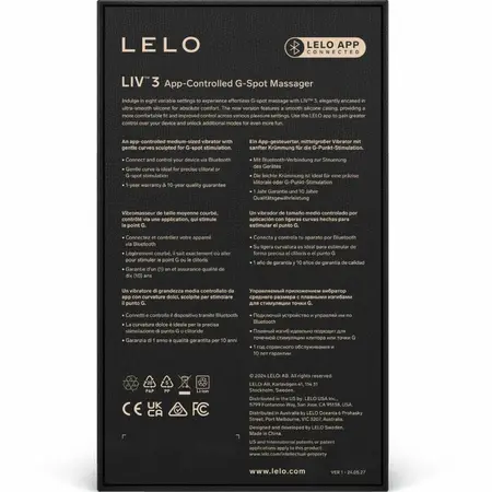 LELO LIV 3 Pink - Intimni wellness uređaj sa aplikacijom, 169 mm