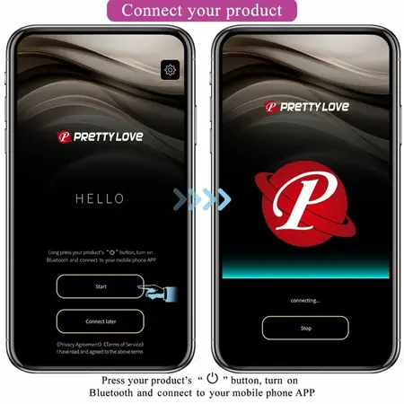 Pretty Love Hector Violet Intimni uređaj sa aplikacijom Punjiv