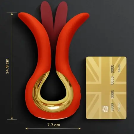 Gvibe Maxi Coral Dual-Motor Flexible Silicone Stimulator 14.9 cm