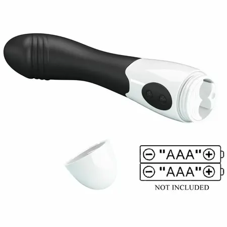 Pretty Love Elemental G-Spot Vibrator 30 Modes Black Silicone 21cm