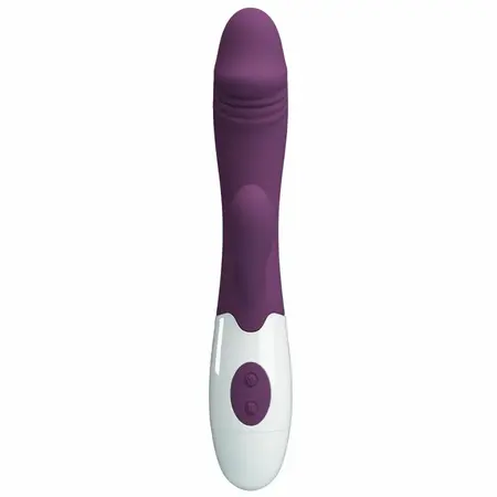 Pretty Love Snappy Dual-Action Vibrating Device - Purple, 30 Modes