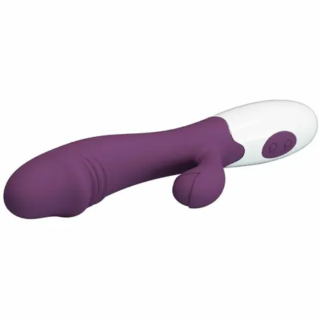 Pretty Love Snappy Dual-Action Vibrating Device - Purple, 30 Modes