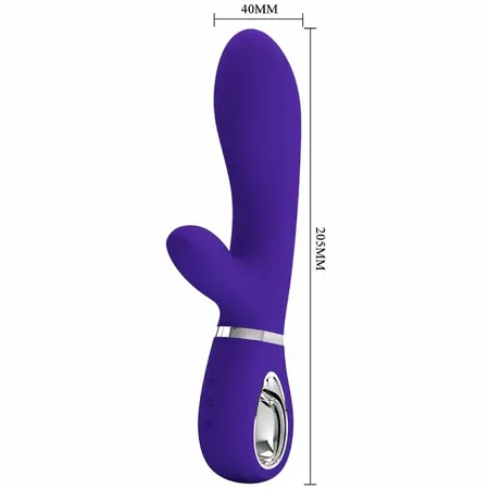 Pretty Love Thomas Višenamenski silikonski vibrator Purple 7 režima