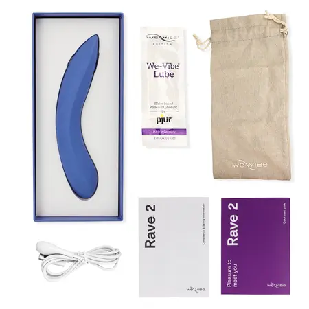 We-Vibe Rave 2 Blue - Ergonomski silikonski intimni wellness uređaj