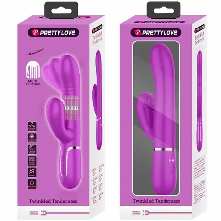 Pretty Love Vibrator G-Spot Fuchsia - 7 vibracionih režima i potiska USB