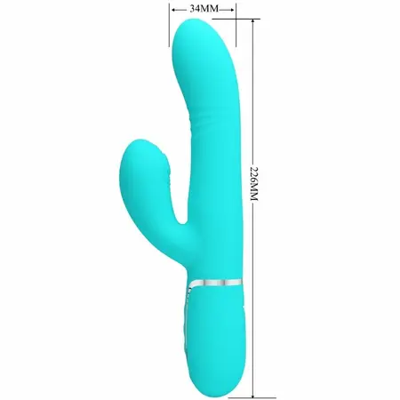 Pretty Love Aqua Green Intimna mašina G-Spot višenamenski vibrator