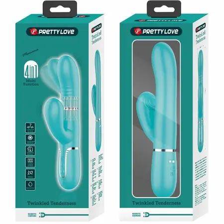 Pretty Love Aqua Green Intimna mašina G-Spot višenamenski vibrator