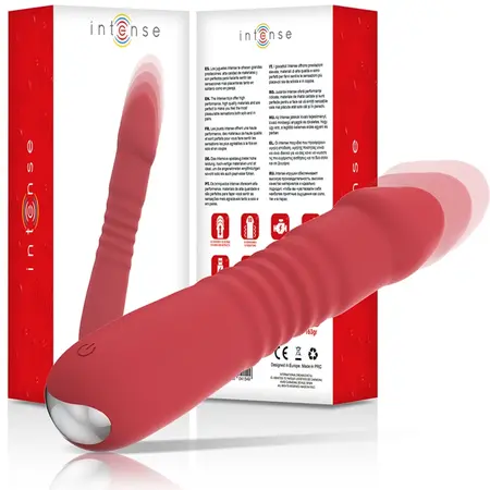 Intense Juni Up & Down 10 Red Vibrirajući uređaj - Silikon, Vodootporan