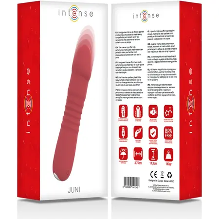 Intense Juni Up & Down 10 Red Vibrirajući uređaj - Silikon, Vodootporan