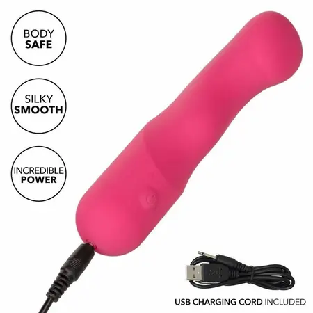 CalExotics Pixies Curvy Pink Fleksibilni silikonski lični masažer