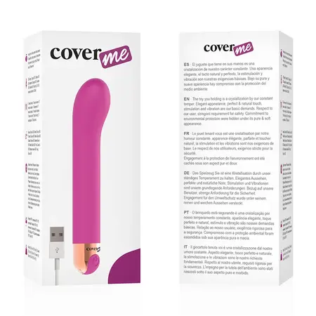 COVERME G-Spot 10-Mode Intimni Masažer, Mekani Silikon, USB, Vodootporan