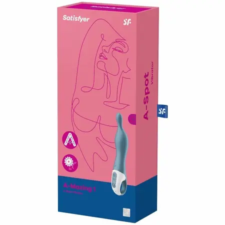 Satisfyer Amazing 1 Intimate Machine Dual Motor Blue Silicone