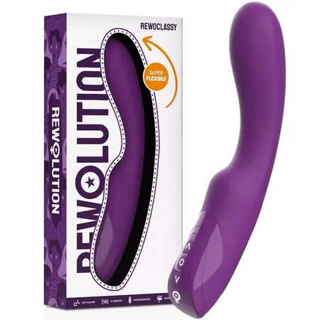 Rewolution Rewoclassy Fleksibilni Vibrator - 10 Režima, Punjiv, Roze