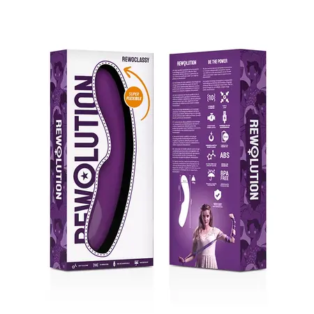 Rewolution Rewoclassy Fleksibilni Vibrator - 10 Režima, Punjiv, Roze