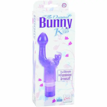CalExotics The Original Bunny Kiss Ljubičasti Višebrzinski Fleksibilni Masažer