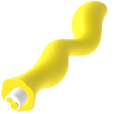 G-SPOT Gavyn Vibracioni Masažer Žuti - Medicinski Silikon, USB, 10 Režima