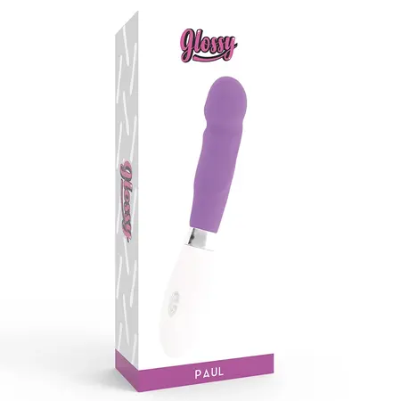 GLOSSY Paul Intimni Silikonski Uređaj 12cm Ljubičasti 10 Režima Vodootporan