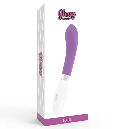 Glossy John Intimni Uređaj Ljubičasti - 10 Režima, 12 cm, Silikon, Vodootporan