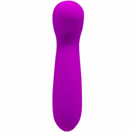Pretty Love Hiram Silicone Wand - 30 Modes, USB Rechargeable, Purple