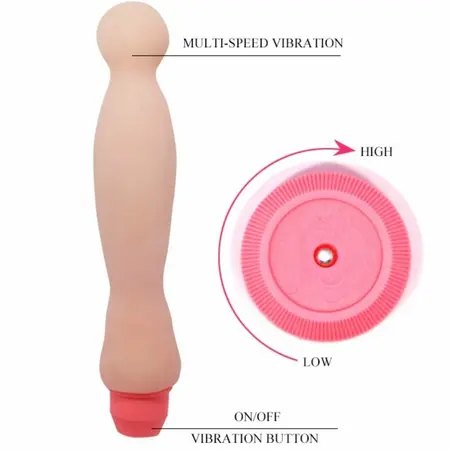 Baile Flexi Vibe Senzualni Spine Intimni Masažer 22 cm Fleksibilni Dizajn