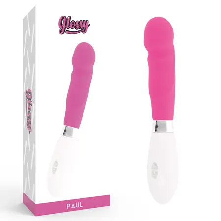 Glossy Paul Roze Vibrator - 10 Režima, Vodootporan, 12cm, Silikon