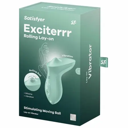 Satisfyer Exciterrr Mint Intimni Uređaj za Polaganje, 10 Vibracija, Vodootporan
