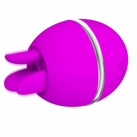 Pretty Love Gemini Ball ljubičasti silikonski intimni masažer sa pulsacijom