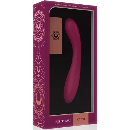 Rithual Kriya Orchid fleksibilni intimni masažer silikonski punjiv