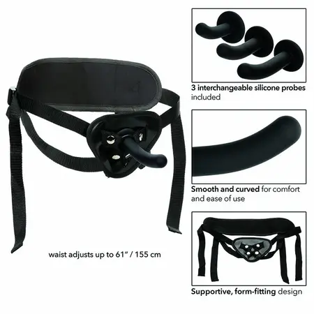 CalExotics Boundless Silikonski Curve Set - Podesivi Univerzalni Sistem Pojaseva