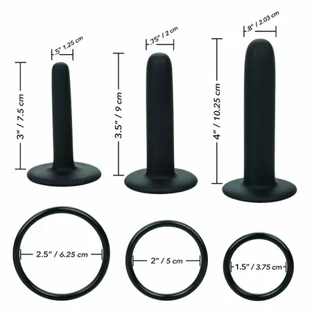 CalExotics Boundless Silikonski Set - Podesivi Pojas i 3 Veličine Sondi