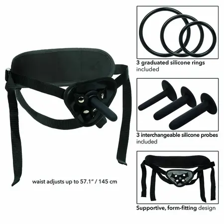 CalExotics Boundless Silikonski Set - Podesivi Pojas i 3 Veličine Sondi
