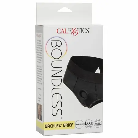 CalExotics Boundless Backless Brief S/M - Comfort Harness Underwear