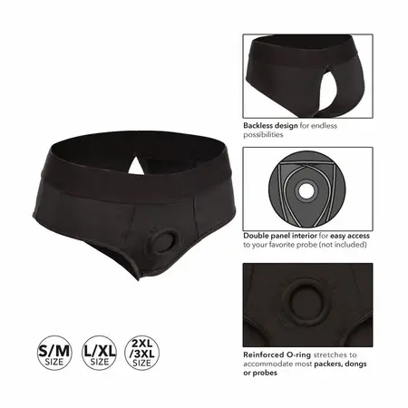 CalExotics Boundless Backless Brief XXL/XXXL - Supportive Harness Underwear