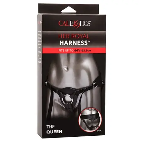 CalExotics Here Royal Harness The Queen Adjustable Leather System One Size