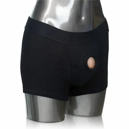 CalExotics Packer Gear Black Boxer Harness - Wide Waistband Support System