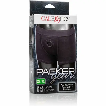 CalExotics Packer Gear Black Boxer Harness - Wide Waistband Support System
